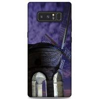 Lopard Samsung Galaxy Note 8 Uyumlu Kılıf Gece'S (16) Kalın Kılıf Mor