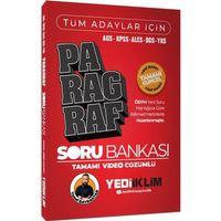 2025 Tüm Adaylar İçin KPSS ALES DGS YKS Tamamı Video Çözümlü Paragraf Soru Bankası Yediiklim Yayınları