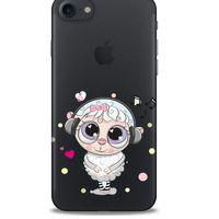 Zoologix (72) Apple Iphone 7 Şeffaf Kılıf Silikon Desenli