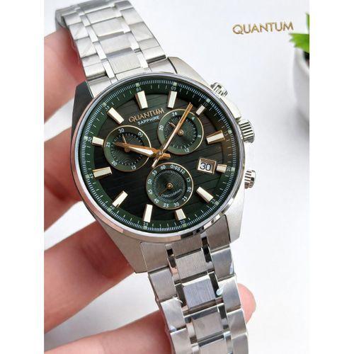 Quantum Sapphire Camlı İtalyan Bileklik Hediyeli 2 Yıl Garantili 10 Atm Erkek Kol Saati 1122.370