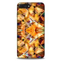 Apple Iphone 8 Plus Kılıf Pastel Renkler (23) Ultra Koruma Kılıfı Turuncu