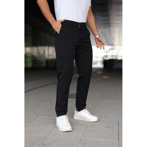 Erkek Slim Fit Likralı Gabardin Pantolon