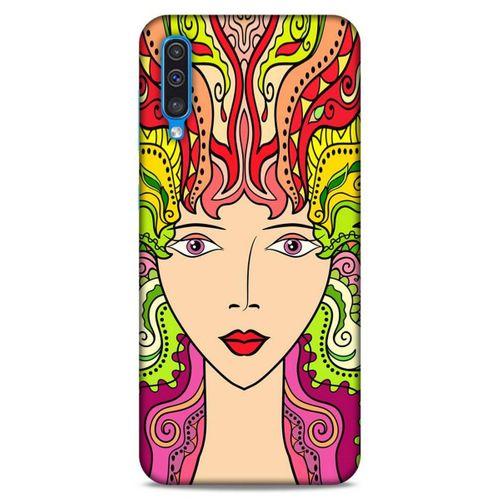 Lopard Samsung Galaxy A30s Uyumlu Kılıf Sürreal Yüzler ♀ (42) Rugged Armor Kılıf Desenli