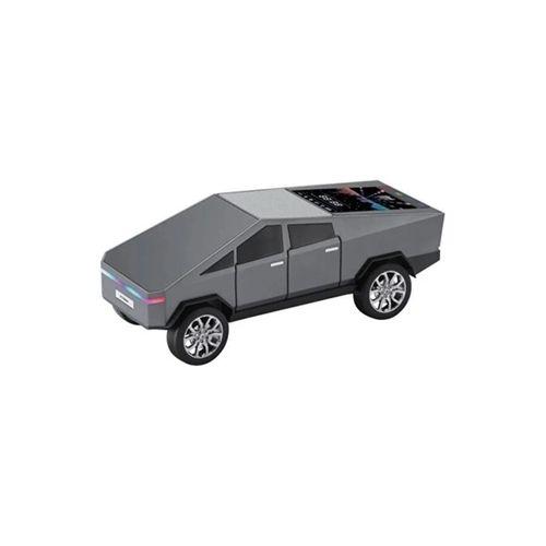 D68 Cyber Model Araba Tasarımlı Bluetooth Hoparlör 15w Güçlü Ses Rgb Led /tws/usb Gri