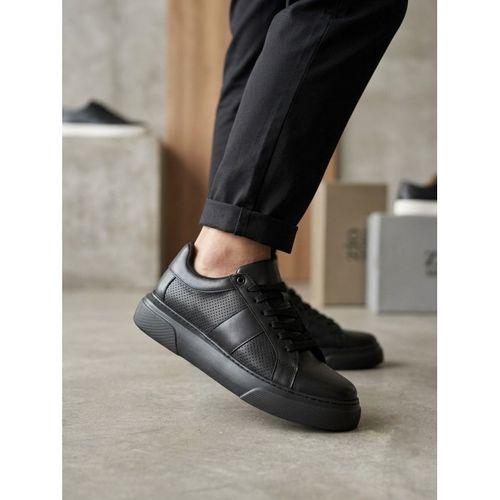 BA0247 Erkek Sneaker Günlük Casual Spor Ayakkabı Siyah Taban