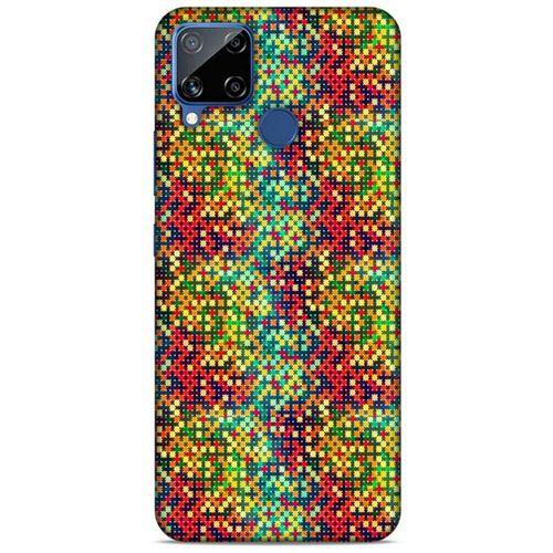 Geometrix 53 Oppo Realme C15 Kılıf Silikon Kapak