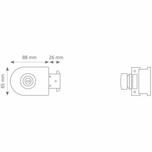 Tek Taraflı Geçmeli Cam Kapı ve Balkon Kilit