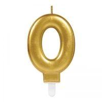 0 Rakam Mum Gold Renk