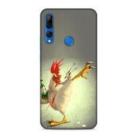 Huawei Y9 Prime 2019 Kılıf Cilgin Tavuk Arka Kapak Silikon Koruma Full Koruyucu