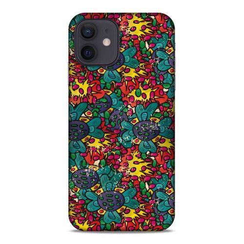 Lopard Apple iPhone 12 Uyumlu Kılıf Soyut Sanat (29) Baskılı Arka Koruma Kılıfı