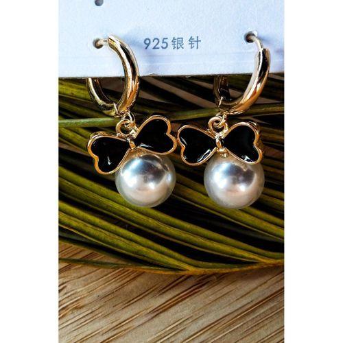 Monalisa Home Gold İncili Lüks Figürlü Gösterişli Küpe
