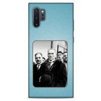 Samsung Galaxy Note 10 Plus Kılıf Atatürk (34) Slim Armor Kılıf Açık Mavi