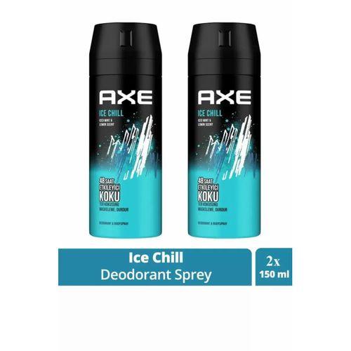2 Adet Axe Ice Chill Erkek Deodorant Sprey 150 ml