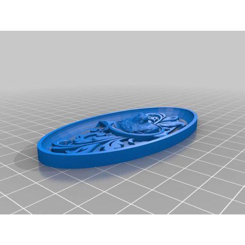 Lederhosen İçin Madalyon 3D Baskı (Bu ürün Sadece Plastik parçadır - Almadan Önce Soru Sorabilirsiniz)