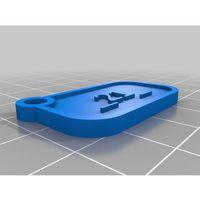 Kişiye Özel Anahtar Etiketi 21 (Bu ürün Sadece Plastik parçadır - Almadan Önce Soru Sorabilirsiniz)