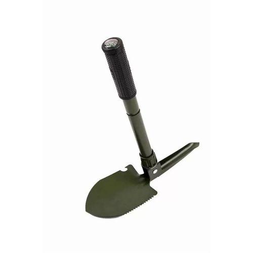 Pusulalı Katlanabilen Portatif Çantalı Mini Kazma Kürek Seti