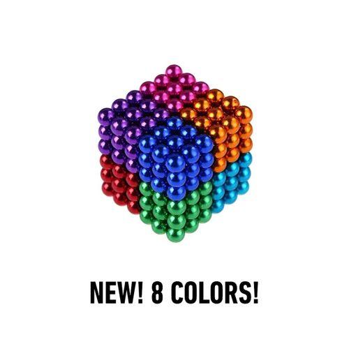 Renkli 216 Mıknatıs Neocube Mıknatıs 5mm Neodyum