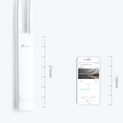 OMADA EAP110-Outdoor, 1Port Gigabit PoE, 300Mbps, 2,4Ghz, Pasif Poe, Indoor/Outdoor Access Point
