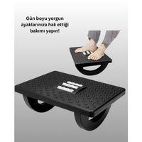 Ayak Destek ve Masaj Aleti – Ergonomik, Isıtmalı, Ayarlanabilir Yükseklik