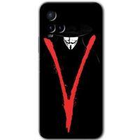 Potkal Hediye Fabrikası Vivo Y21 Kılıf HD Desen Baskılı Arka Kapak - V for