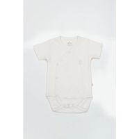 Organik Natural Basic Style Kruvaze Yarım Kol Body Bs17101 Ekru