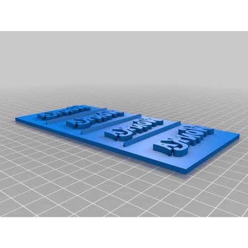 Wonka Bar Kalıbı (Bu ürün Sadece Plastik parçadır - Almadan Önce Soru Sorabilirsiniz)