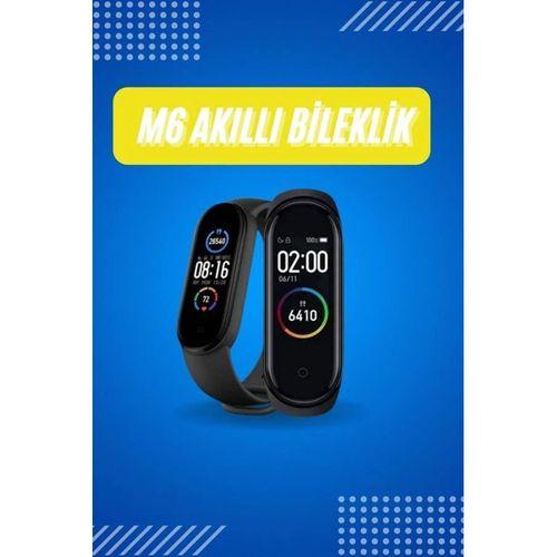 Akıllı Uyumlu Bileklik M6 Adımsayar Spor Modları Çağrı Görme Türkçe Menü