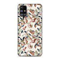 Samsung Galaxy M31s Uyumlu Kılıf Romans (11) Tam Koruma Pembe