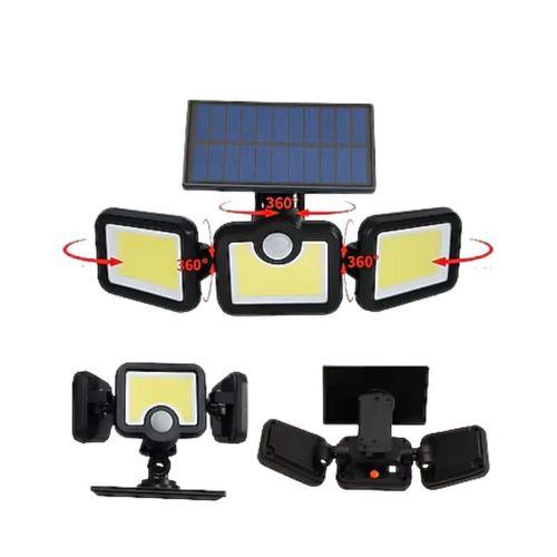 Solar Led Projektör Sensörlü Dış Mekan Güvenlik Lambası