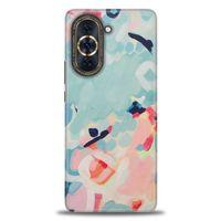 Huawei Nova 10 Pro Kılıf HD Baskılı Kılıf - Mavi + Tam Ekran Koruyucu