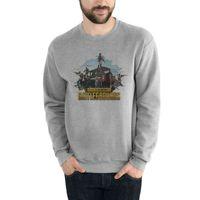 Pubg Baskılı Gri Erkek Sweatshirt