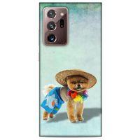 Samsung Galaxy Note 20 Ultra Kılıf Köpek Kıyafetleri (16) Kalın Kılıf Pomeranian Şort