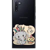 Zoologix (51) Samsung Galaxy Note 10 Şeffaf Kılıf Silikon Desenli