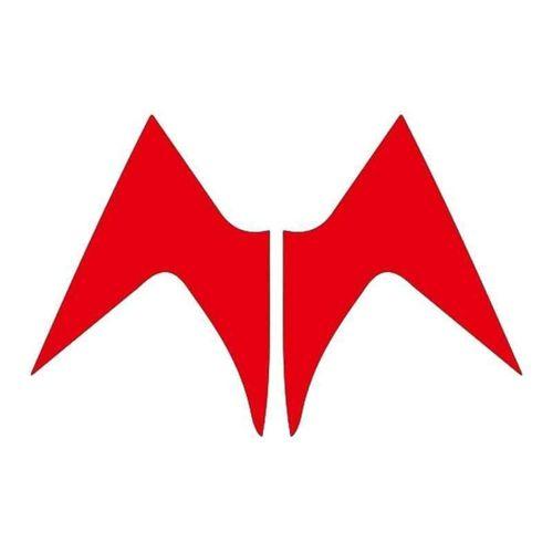 MONDİAL Mondial Mh Drift 2011 - 2020 Uyumlu Kırmızı Ön Siperlik Yan Sticker