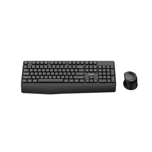 PHILIPS SPT6348B, Siyah, Türkçe Q, 2.4Ghz Kablosuz, Multimedya Klavye Mouse Set