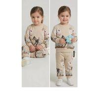 2-3-4-5 Yaş Ceylan Baskılı Penye Çocuk Takımı