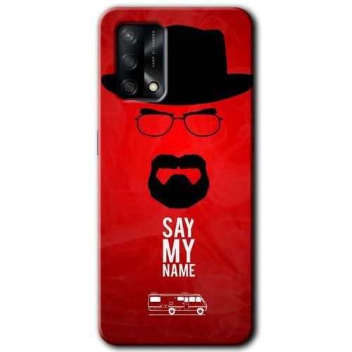 Oppo A54 Kılıf HD Desen Baskılı Arka Kapak + Temperli Cam - Say My Name