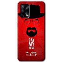 Oppo A54 Kılıf HD Desen Baskılı Arka Kapak + Temperli Cam - Say My Name