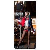 Samsung Galaxy Note 10 Lite Uyumlu Kılıf Harley Quinn (24) Darbe Emici Kılıf Kiraz kırmızısı