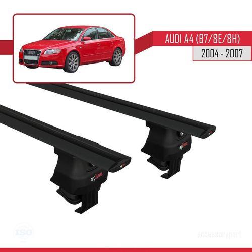 Audi A4 (B7/8E/8H) 2004-2007 Arası ile uyumlu ACE-4 Ara Atkı Tavan Barı SİYAH