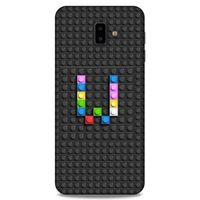 Lopard Samsung Galaxy J6 Plus Uyumlu Kılıf BloX (39) Liquid Crystal Kılıf W Harfi