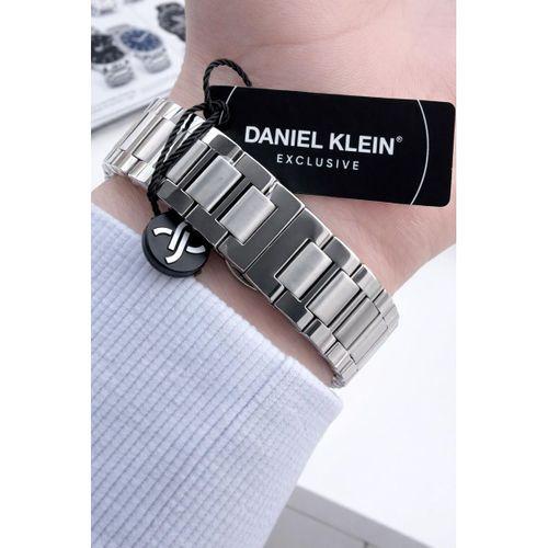 Daniel Klein Erkek Kol Saati 30 Metre Suya Dayanıklı Çelik Kordon + Bileklik Hediyeli VS.BLKT.0894