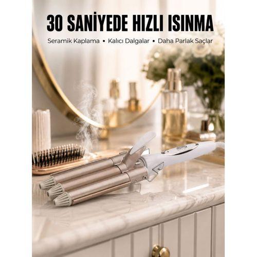 Wag Maşa Profesyonel Saç Şekillendirici İyon Özellikli Isı Kademeli Yeni Nesil