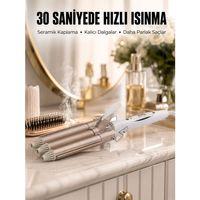 Wag Maşa Profesyonel Saç Şekillendirici İyon Özellikli Isı Kademeli Yeni Nesil