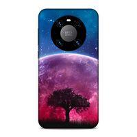 Lopard Huawei Mate 40 Pro Uyumlu Kılıf Gece'S (39) Liquid Crystal Kılıf Pembe Ay
