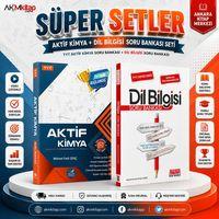 Aktif Öğrenme TYT Kimya 0 dan Başlayanlara ve AKM Dil Bilgisi Soru Bankası Seti 2 Kitap