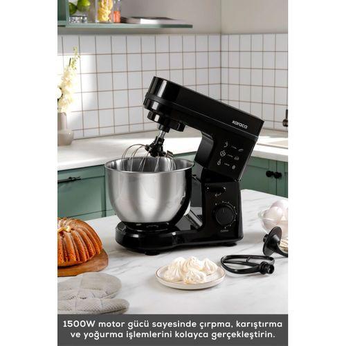 Karaca Maestrochef Stella Stand Mikser Siyah 1500w 5 Litre