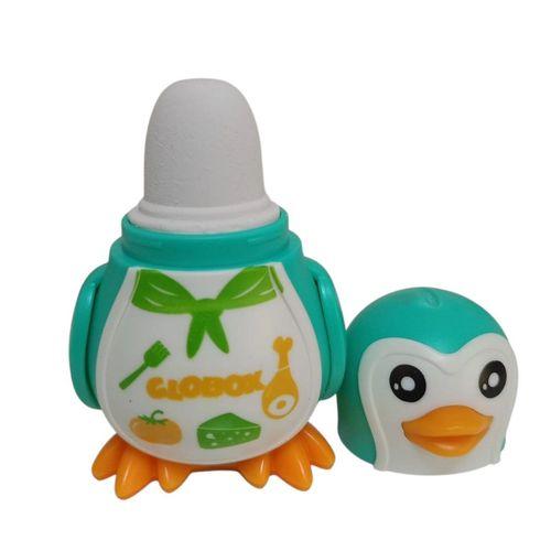 GLOBOX KALEMTRAŞ+SİLGİ (PENGUEN) ( Yeşil )