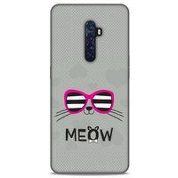 Lopard Oppo Reno 2 Uyumlu Kılıf Kediler (15) Antişok Kılıf Meow Cat