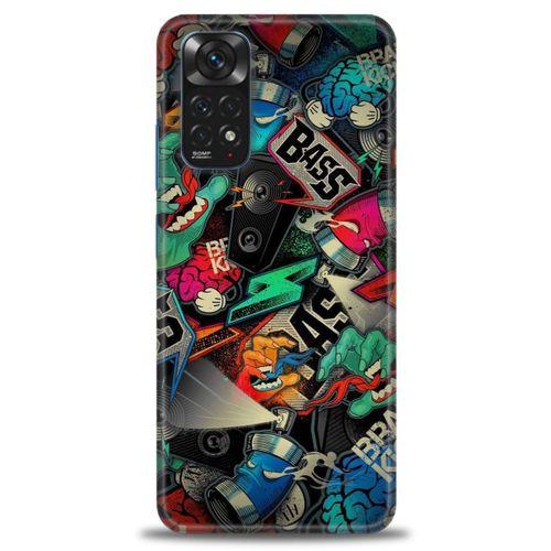 Xiaomi Redmi Note 12 4G Kılıf HD Baskılı Kılıf - Bass + Tam Ekran Koruyucu